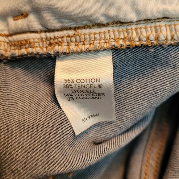 J Jill Jeans Womens 4 P Authentic Fit Slim Ankle Low Rise Medium Light Stretch - Picture 4 of 10